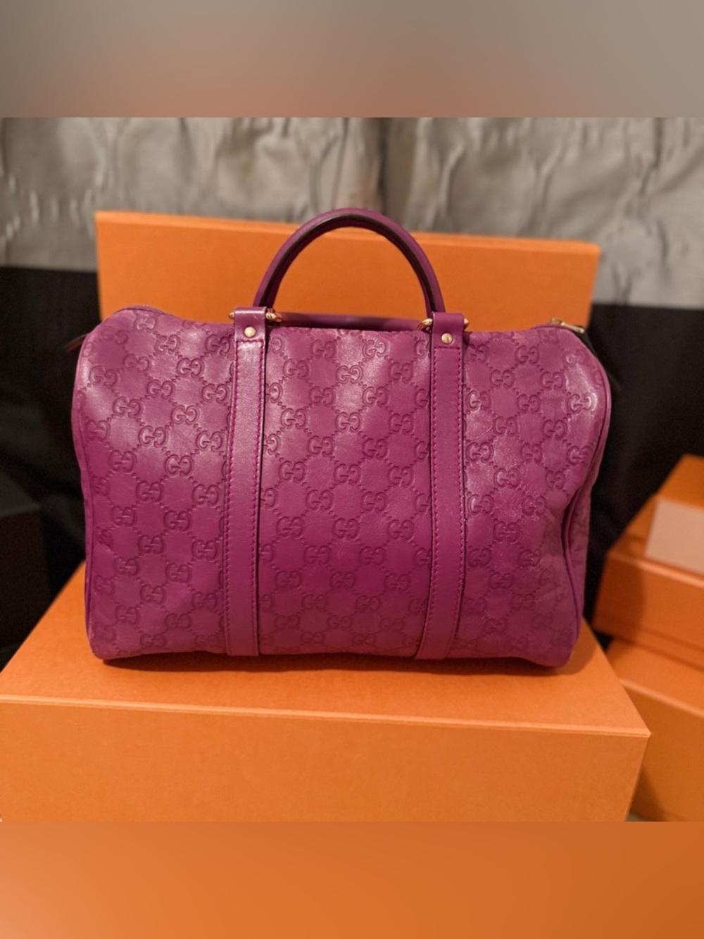 Gucci Medium Guccissima Joy Top Handled Handbag - Picture 2 of 3